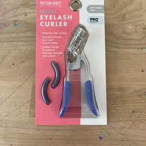 Precision Beauty Deluxe Eyelash Curler - Silver and Blue